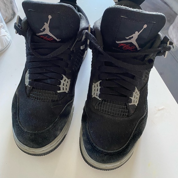 Jordan 4 black canva - Picture 2 of 4